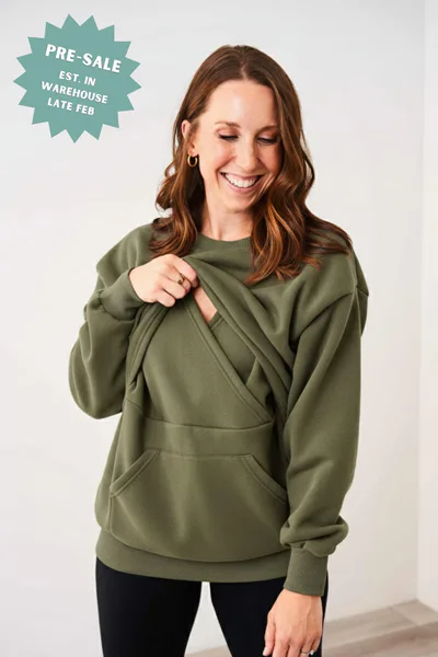 Latched Mama Latched Mama 635 Snuggle-Up Nursing Pullover