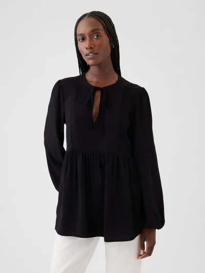 Gap Maternity Nursing Tiered Shirt