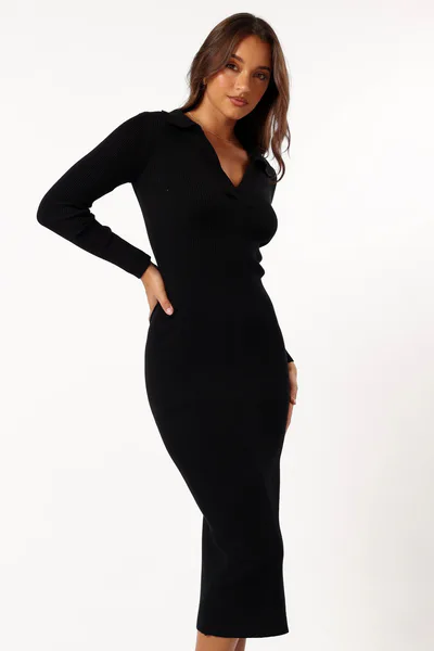 Petal & Pup Collins Long Sleeve Midi Dress