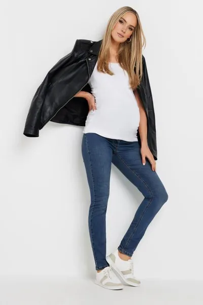 Yours Clothing LTS Tall Maternity Blue Skinny AVA Jeans