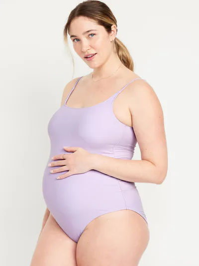 Old Navy Maternity Scoop Neck One-Piece Swimsuit
