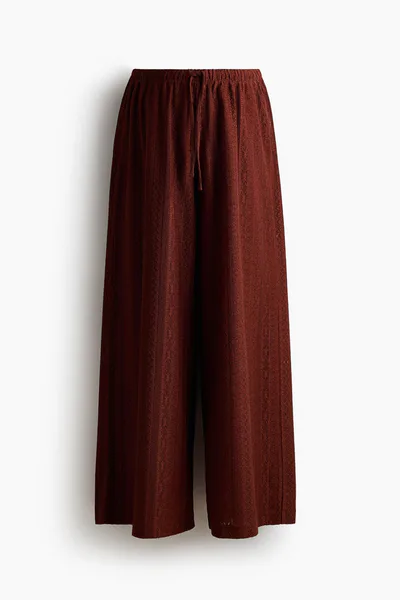 H&M MAMA Lace-Look Jersey Pants