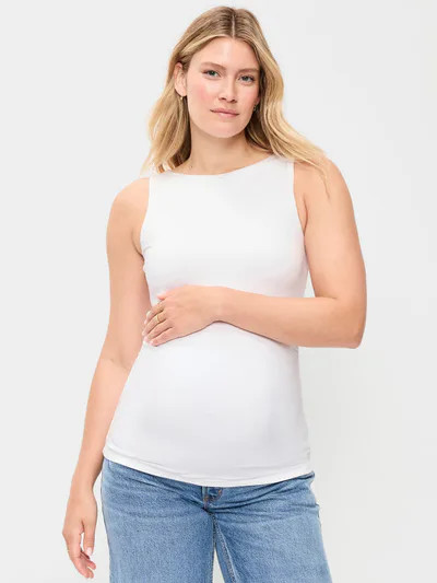 Old Navy Maternity Slit-Neck Tank Top