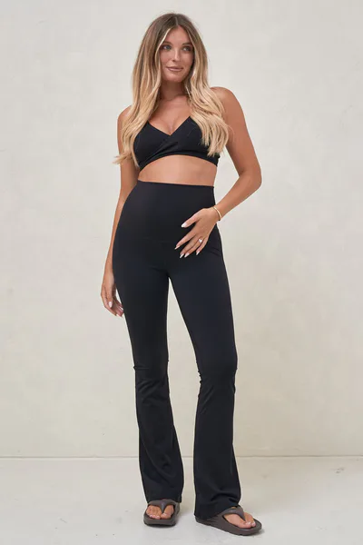 Bae the Label Bodybase Evolve Flare Legging- Blk