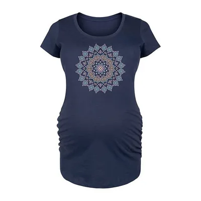 Kohl's Maternity Pastel Mandala Graphic Tee