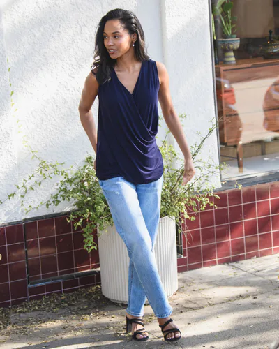 Kindred Bravely Bamboo Draped Nursing Tank
