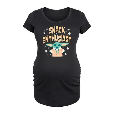 Kohl's Maternity Star Wars Grogu Snack Enthusiast Graphic Tee