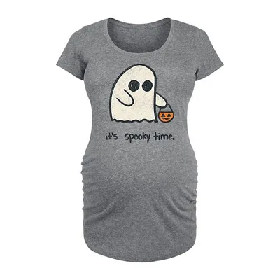 Kohl's Maternity Its Spooky Time Halloween Graphic Tee