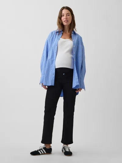Gap Maternity Full-Panel Straight Jeans