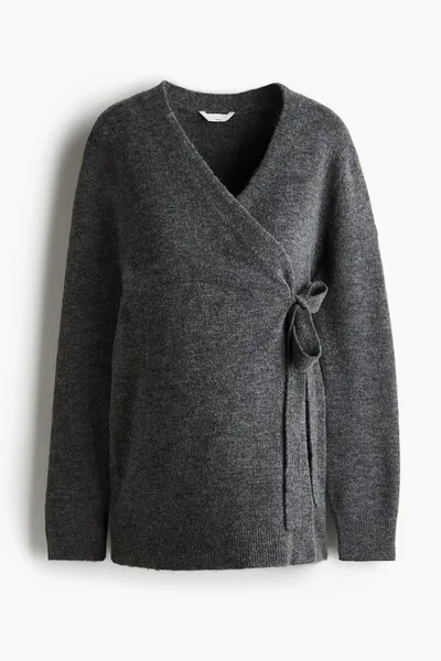 H&M MAMA Before & After Wrap-front Cardigan