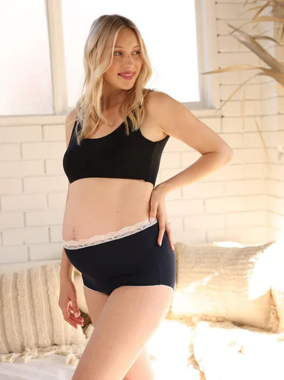 Angel Maternity 2- Piece Maternity Underwear and Bralette Set