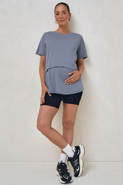 Bae the Label Me And You Nursing Tee - Blue*