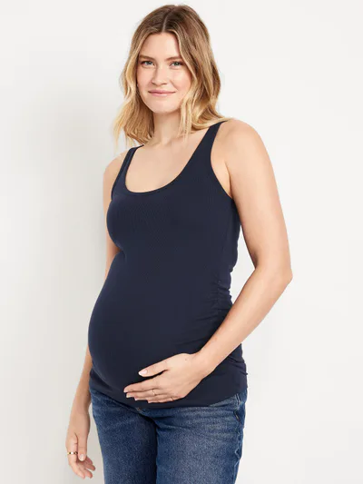 Old Navy Maternity Scoop-Neck Ribbed Tank Top