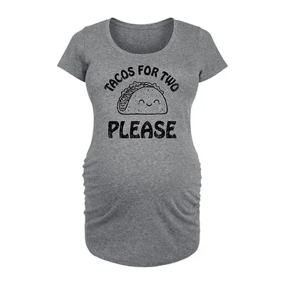 Kohl's Maternity Tacos For Two Please Graphic Tee