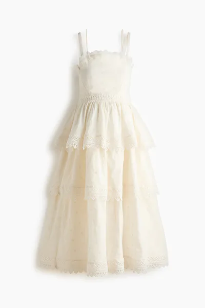 H&M MAMA Lace-Trimmed Nursing Dress