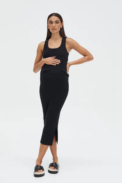 Legoe Heritage Woodford Crop Tank (Black) - FINAL SALE