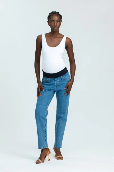 For The Creators Medium Wash Tapered Jeans