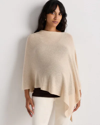 Quince Lightweight Cotton Cashmere Nursing Shawl