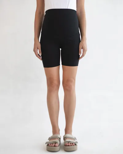 Soon Maternity Sage Biker Shorts