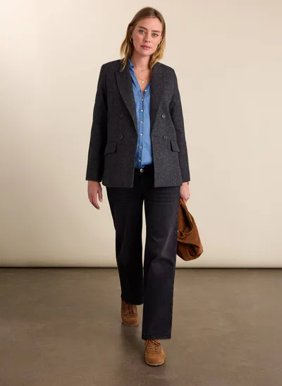 Isabella Oliver Organic Maternity Wide Leg Jeans