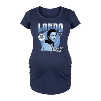 Target Women's Star Wars Lando Concert Tee - Navy - Medium