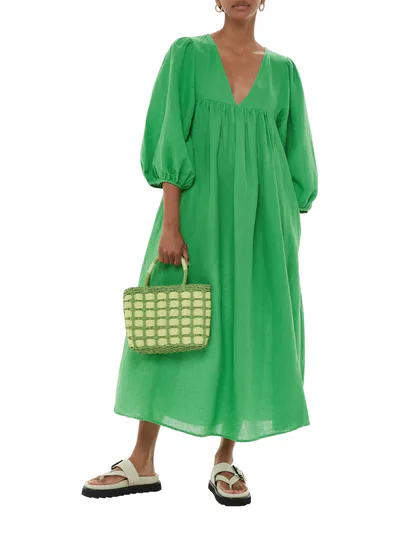 For The Creators Gloria Linen Blend Dress