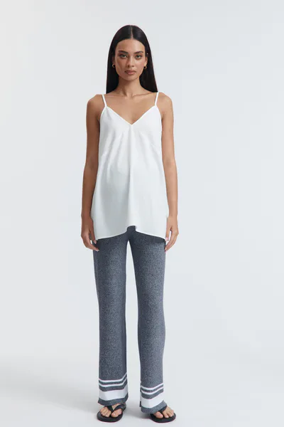 Legoe Heritage Satin Slip Tank (Oyster) - FINAL SALE