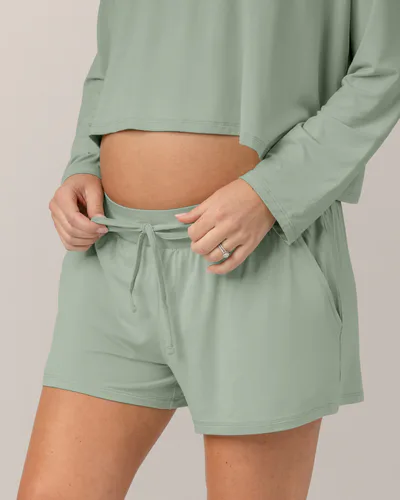 Kindred Bravely Aria Bamboo Casual Lounge Short | Aqua Mist