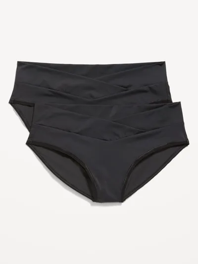Old Navy Maternity Low-Rise No-Show Bikini Underwear 2-Pack