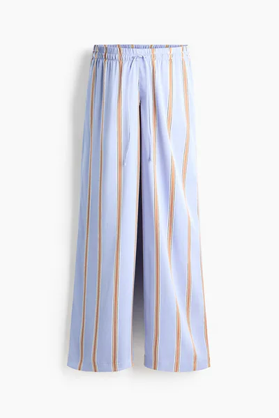 H&M MAMA Wide-Leg Drawstring Pants