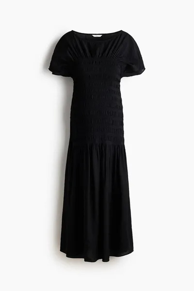H&M MAMA Smocked-Detail Dress