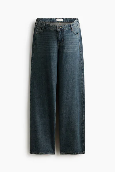 H&M MAMA Wide Low Waist Jeans