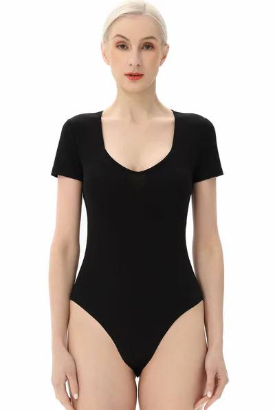 Kimi + Kai Kimi + Kai Women's Sweetheart Neck Basic Bodysuit