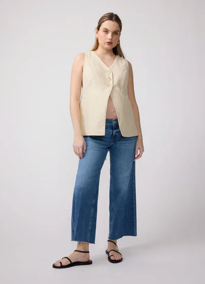 Ingrid & Isabel Della Linen Maternity Vest