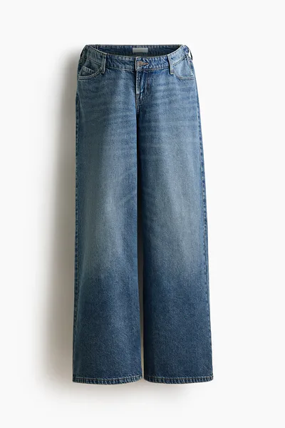 H&M MAMA Wide Low Jeans