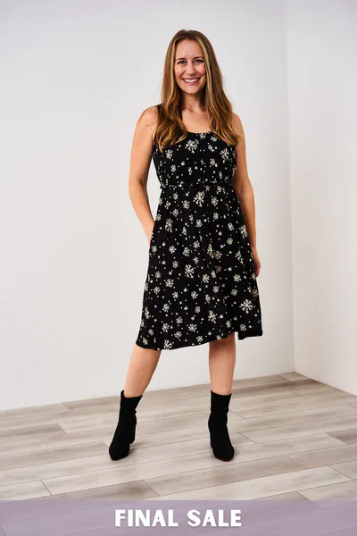 Latched Mama Latched Mama Winter Nights The Momper® Nursing Romper - Final Sale