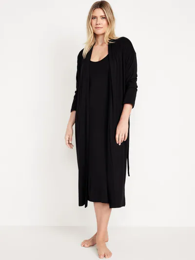 Old Navy Maternity Robe and Nursing Nightgown Set