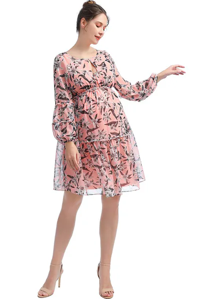 Kimi + Kai Kimi + Kai Maternity "Rosie" Babydoll Dress