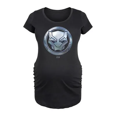 Kohl's Maternity Marvel Black Panther Circle Logo Graphic Tee
