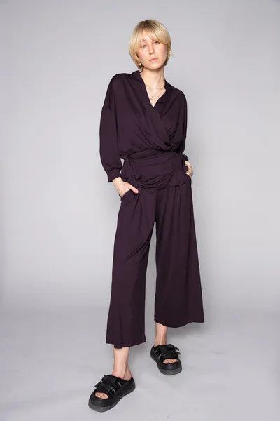 For The Creators Cropped Flow Pants | Bump-Friendly TENCEL™ Bottoms