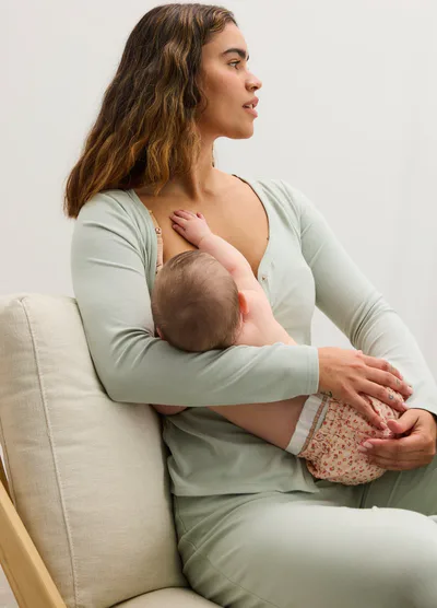 HATCH The Softest Rib Nursing Cardigan