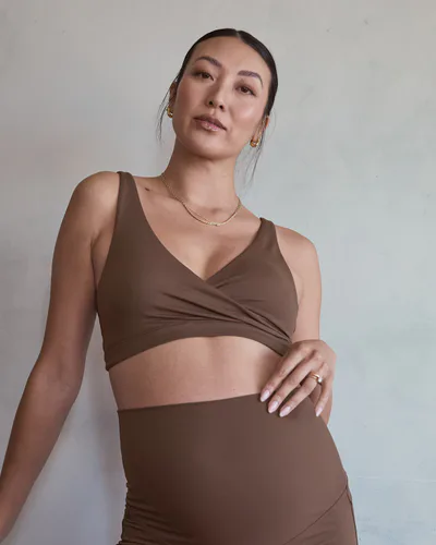 Soon Maternity Cross Wrap Nursing Bra