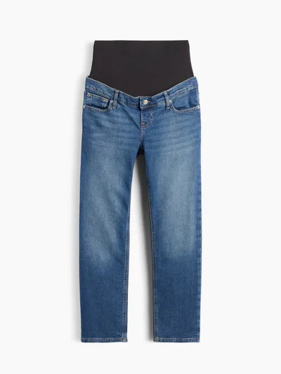 Gap Maternity True Waistband Full Panel Cheeky Straight Jeans