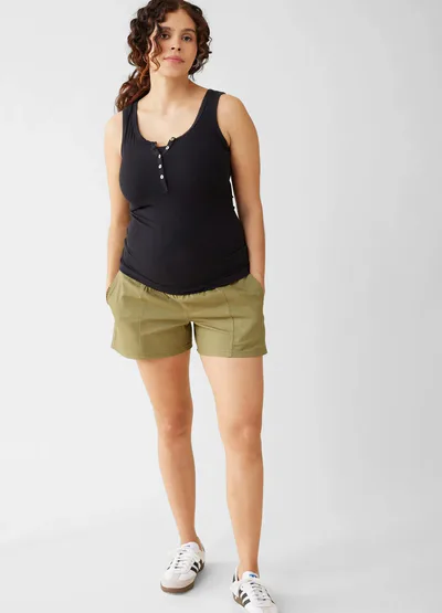 Ingrid & Isabel The Everyday Maternity Woven Short