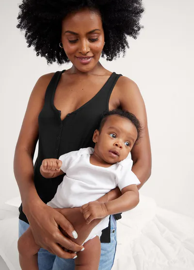 HATCH The Softest Rib Nursing Tank