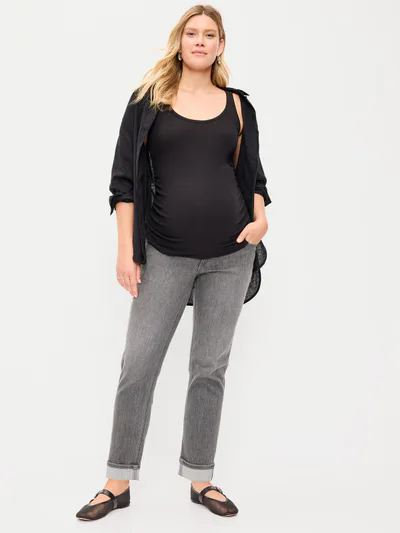 Old Navy Maternity Full-Panel Wow Boyfriend Jeans