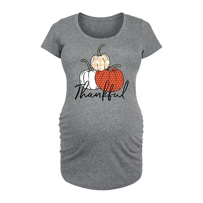 Kohl's Maternity Thankful Pumpkins Graphic Tee