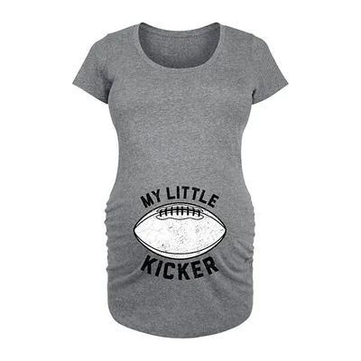 Kohl's Maternity My Little Kicker Football Graphic Tee
