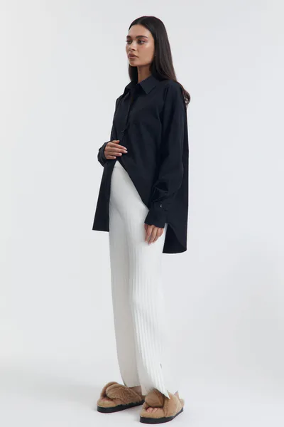 Legoe Heritage Cotton Poplin Shirt (Washed Navy) - FINAL SALE