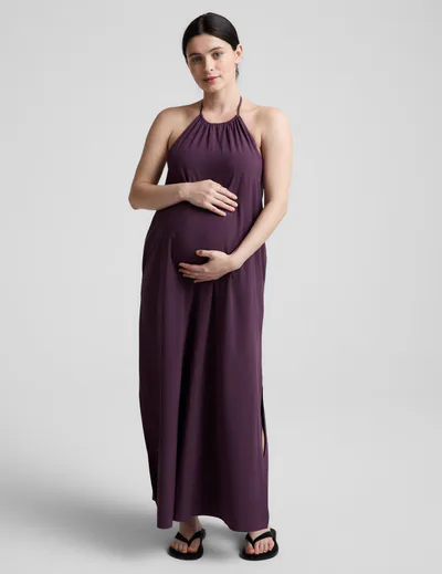 Beyond Yoga Go With The Flow Halter Dress